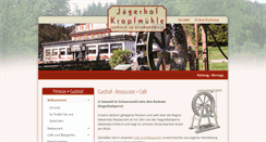 Desktop Screenshot of kropfmuehle.de