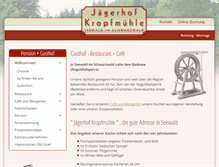 Tablet Screenshot of kropfmuehle.de